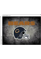 Chicago Bears 4x6 Distressed Interior Rug - Black