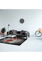 Cleveland Browns 4x6 Distressed Interior Rug - Black