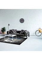 Buffalo Bills 4x6 Distressed Interior Rug - Black