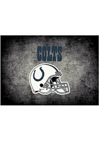 Indianapolis Colts 4x6 Distressed Interior Rug - Black