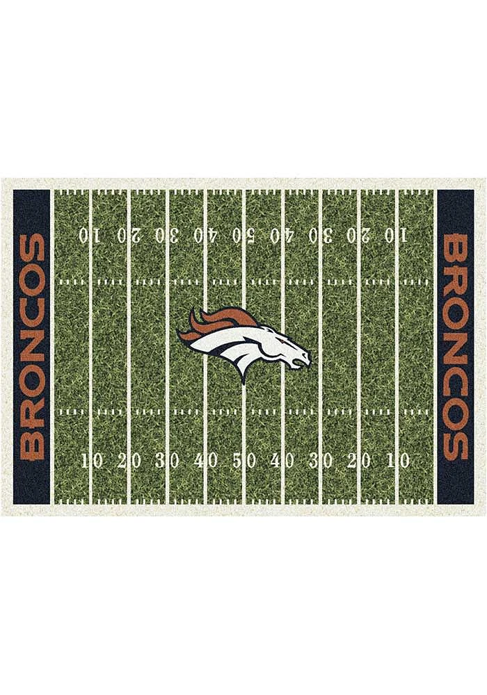 Denver Broncos 6x8 Homefield Interior Rug - Green