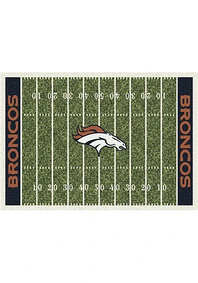 Denver Broncos 6x8 Homefield Interior Rug - Green