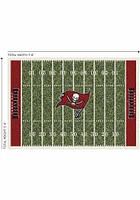 Tampa Bay Buccaneers 6x8 Homefield Interior Rug - Green