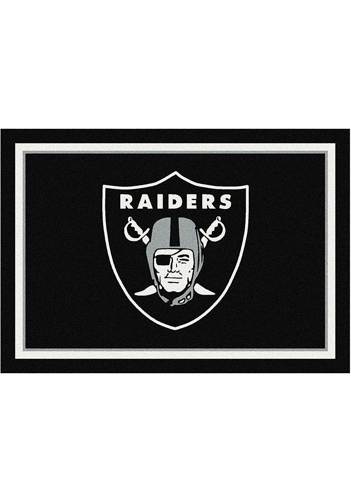 Las Vegas Raiders 6x8 Spirit Interior Rug - Black
