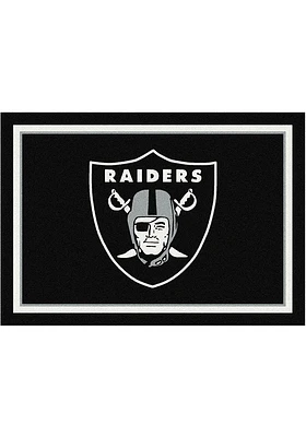Las Vegas Raiders 6x8 Spirit Interior Rug - Black