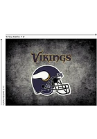 Minnesota Vikings 6x8 Distressed Interior Rug - Black