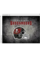 Tampa Bay Buccaneers 6x8 Distressed Interior Rug - Black