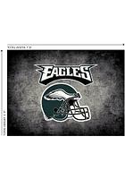 Philadelphia Eagles 6x8 Distressed Interior Rug - Black