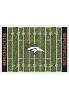 Denver Broncos 8x11 Homefield Interior Rug - Green