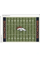 Denver Broncos 8x11 Homefield Interior Rug - Green