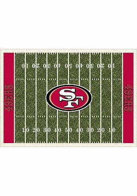 San Francisco 49ers 8x11 Homefield Interior Rug - Green