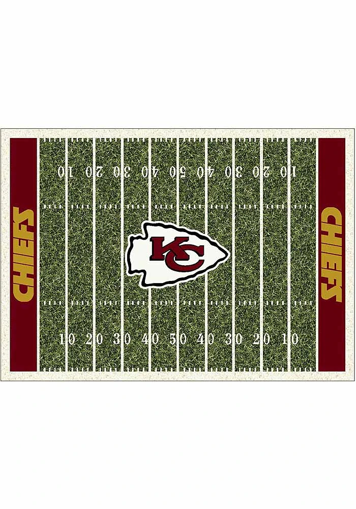 Kansas City Chiefs 8x11 Homefield Interior Rug - Green
