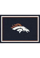 Denver Broncos 8x11 Spirit Interior Rug - Blue