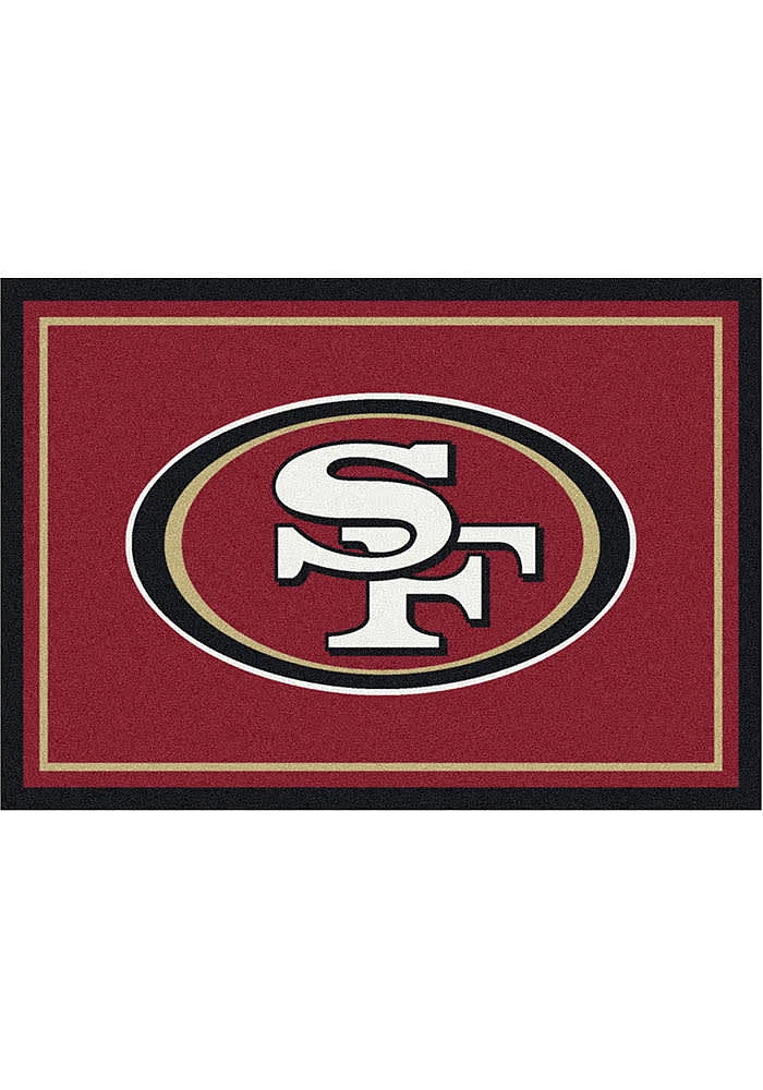 San Francisco 49ers 8x11 Spirit Interior Rug - Red