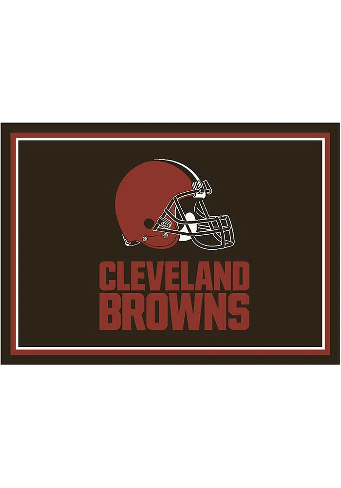 Cleveland Browns 8x11 Spirit Interior Rug - Brown