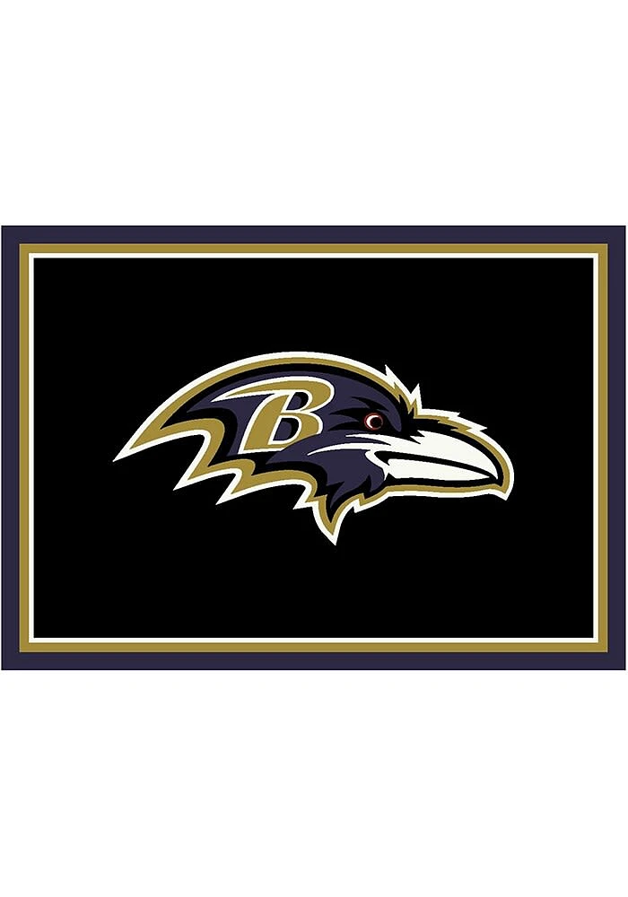 Baltimore Ravens 8x11 Spirit Interior Rug - Purple