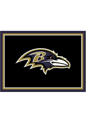 Baltimore Ravens 8x11 Spirit Interior Rug - Purple