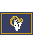Los Angeles Rams 8x11 Spirit Interior Rug - Blue
