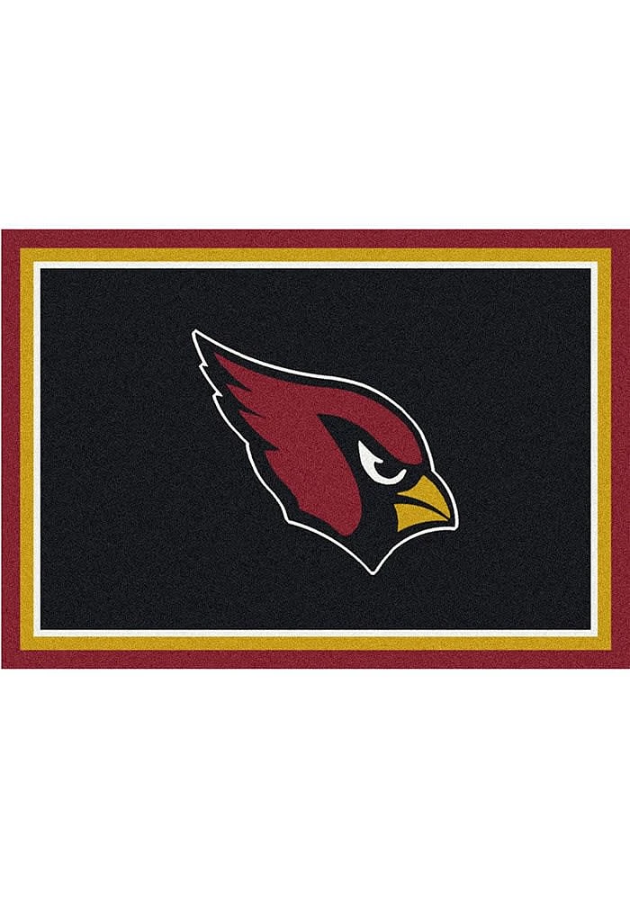 Arizona Cardinals 8x11 Spirit Interior Rug - Red