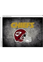Kansas City Chiefs 8x11 Distressed Interior Rug - Black
