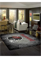 Tampa Bay Buccaneers 8x11 Distressed Interior Rug - Black