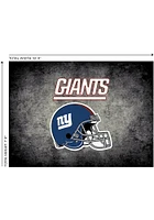 New York Giants 8x11 Distressed Interior Rug - Black