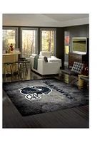 Seattle Seahawks 8x11 Distressed Interior Rug - Black