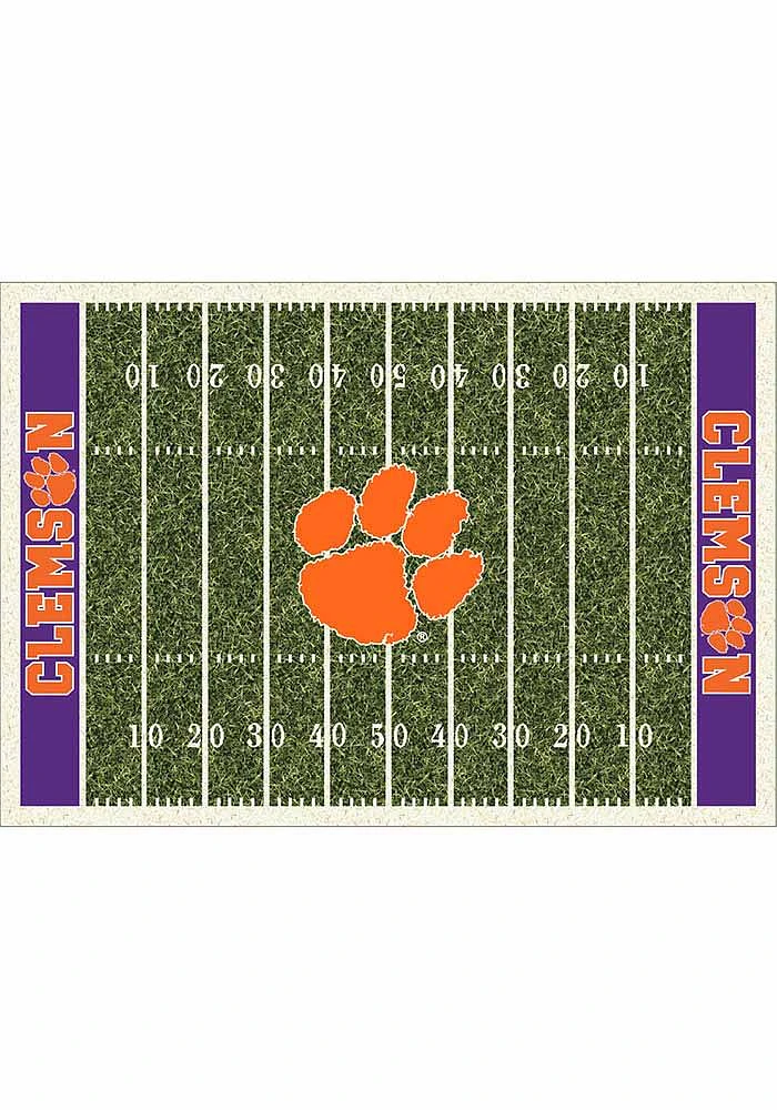 Clemson Tigers 4x6 Homefield Interior Rug - Orange
