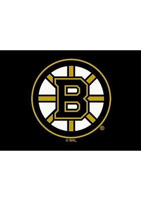 Boston Bruins 4X6 Spirit Interior Rug - Black