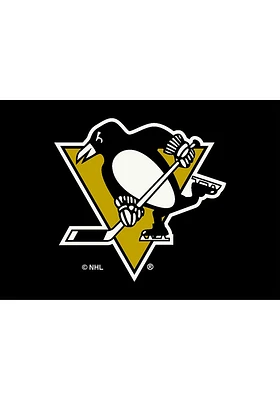 Pittsburgh Penguins 4X6 Spirit Interior Rug - Black