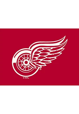 Detroit Red Wings 4X6 Spirit Interior Rug - Red