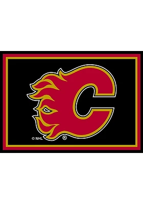 Calgary Flames 4X6 Spirit Interior Rug - Red