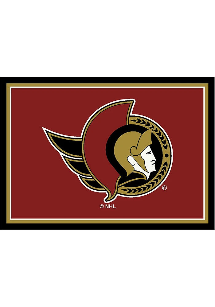Ottawa Senators 4X6 Spirit Interior Rug - Red