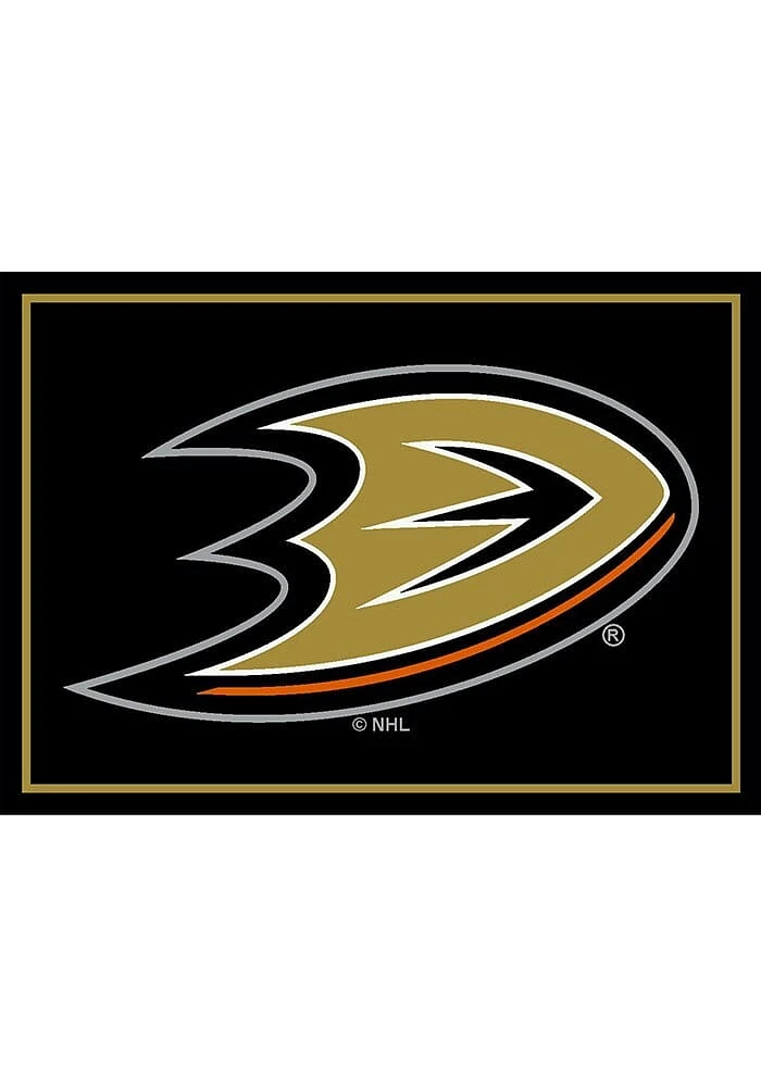 Anaheim Ducks 4X6 Spirit Interior Rug - Black