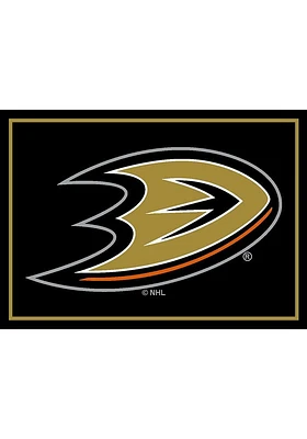 Anaheim Ducks 4X6 Spirit Interior Rug - Black
