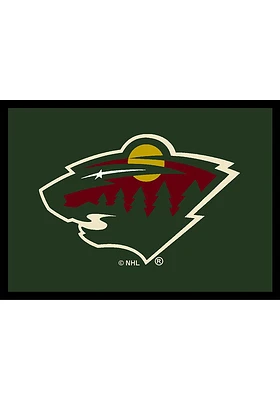Minnesota Wild 4X6 Spirit Interior Rug - Green