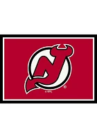 New Jersey Devils 4X6 Spirit Interior Rug - Red