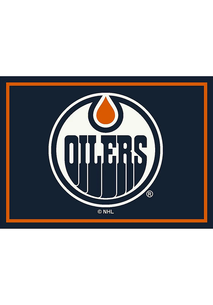 Edmonton Oilers 6X8 Spirit Interior Rug - Orange