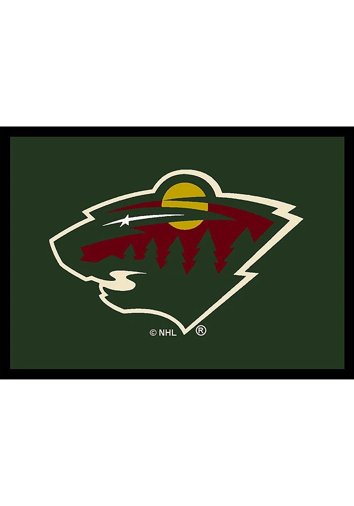 Minnesota Wild 6X8 Spirit Interior Rug - Green