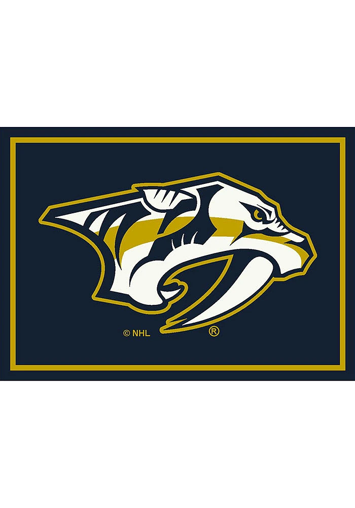 Nashville Predators 6X8 Spirit Interior Rug - Gold