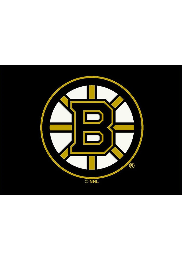 Boston Bruins 8X11 Spirit Interior Rug - Black