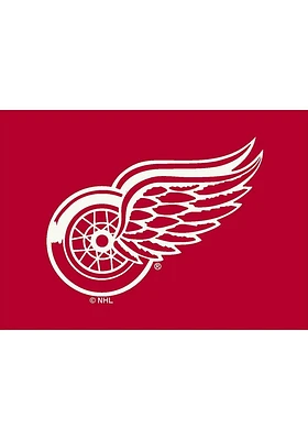 Detroit Red Wings 8X11 Spirit Interior Rug - Red