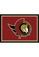 Ottawa Senators 8X11 Spirit Interior Rug - Red