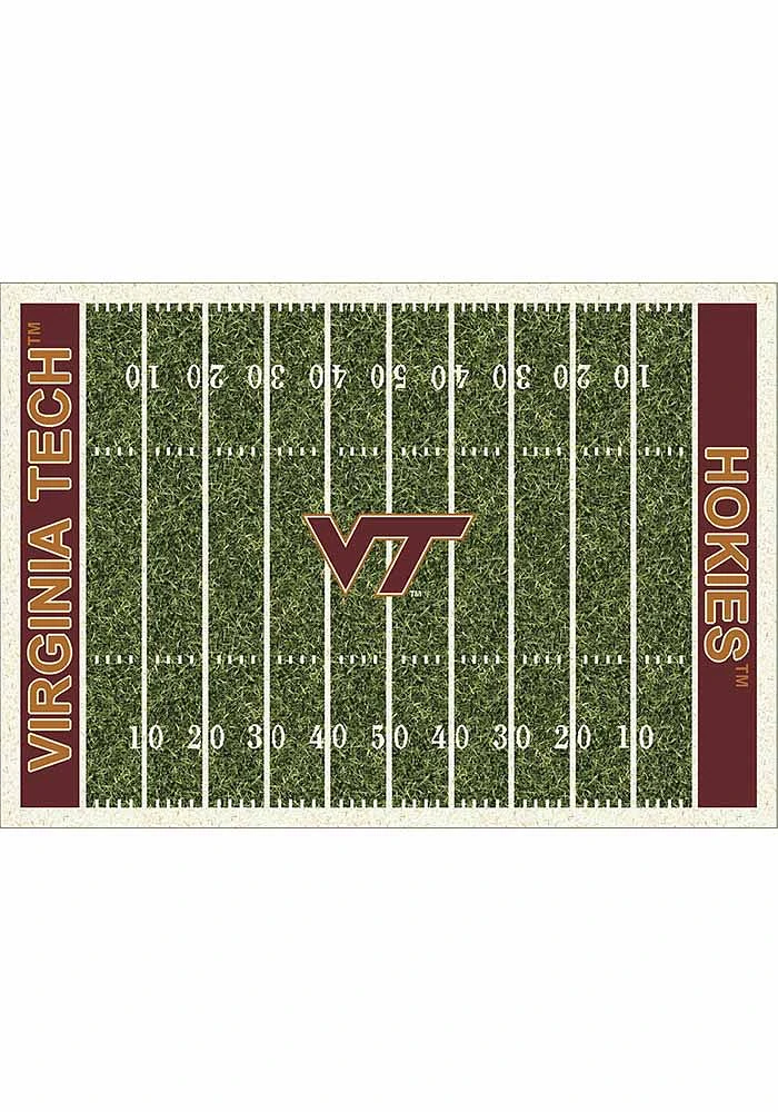Virginia Tech Hokies 4x6 Homefield Interior Rug - Maroon