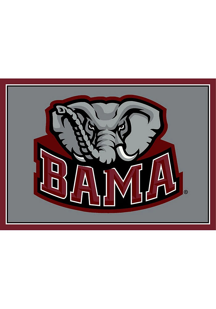 Alabama Crimson Tide 4x6 Spirit Interior Rug - Crimson
