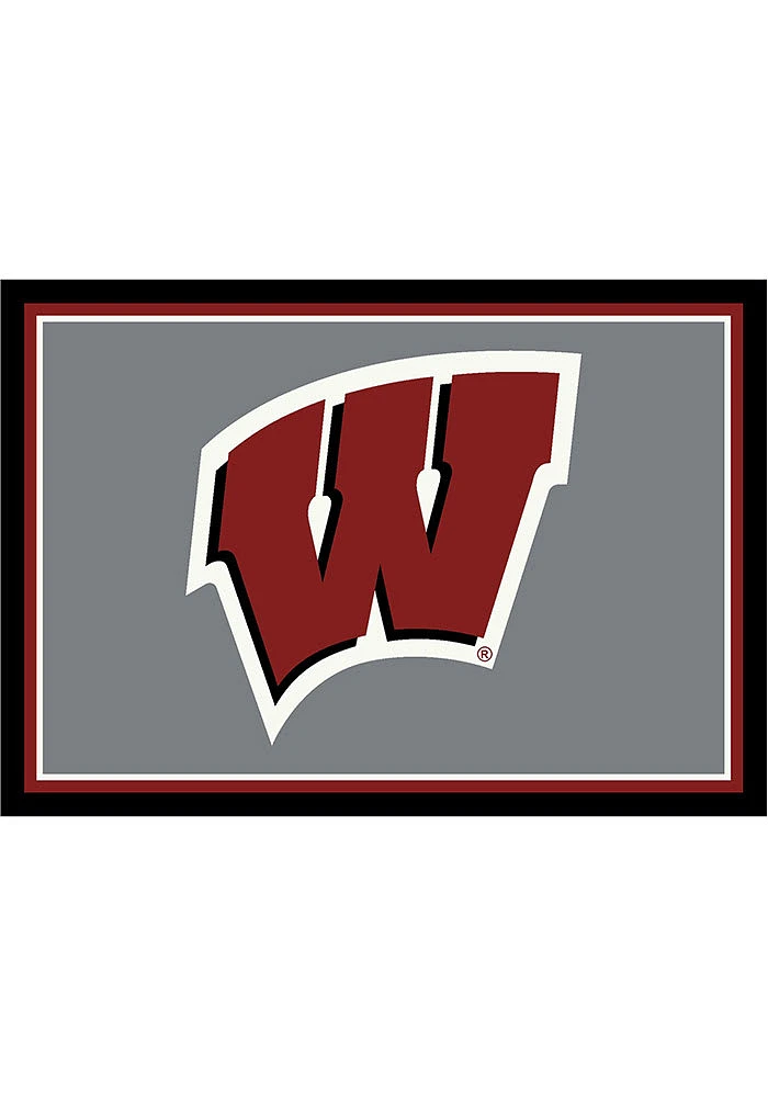 Wisconsin Badgers 4x6 Spirit Interior Rug - Cardinal
