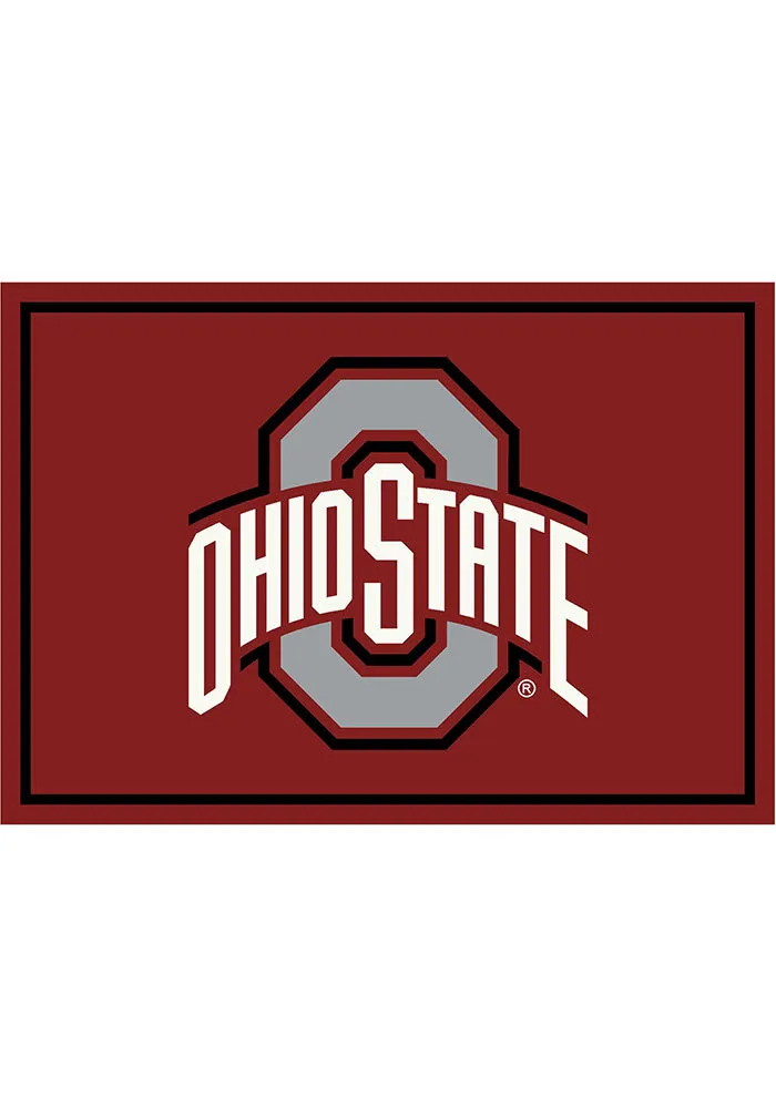 Ohio State Buckeyes 4x6 Spirit Interior Rug - Red