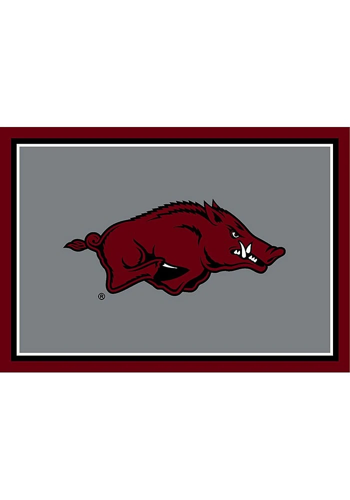 Arkansas Razorbacks 4x6 Spirit Interior Rug - Cardinal
