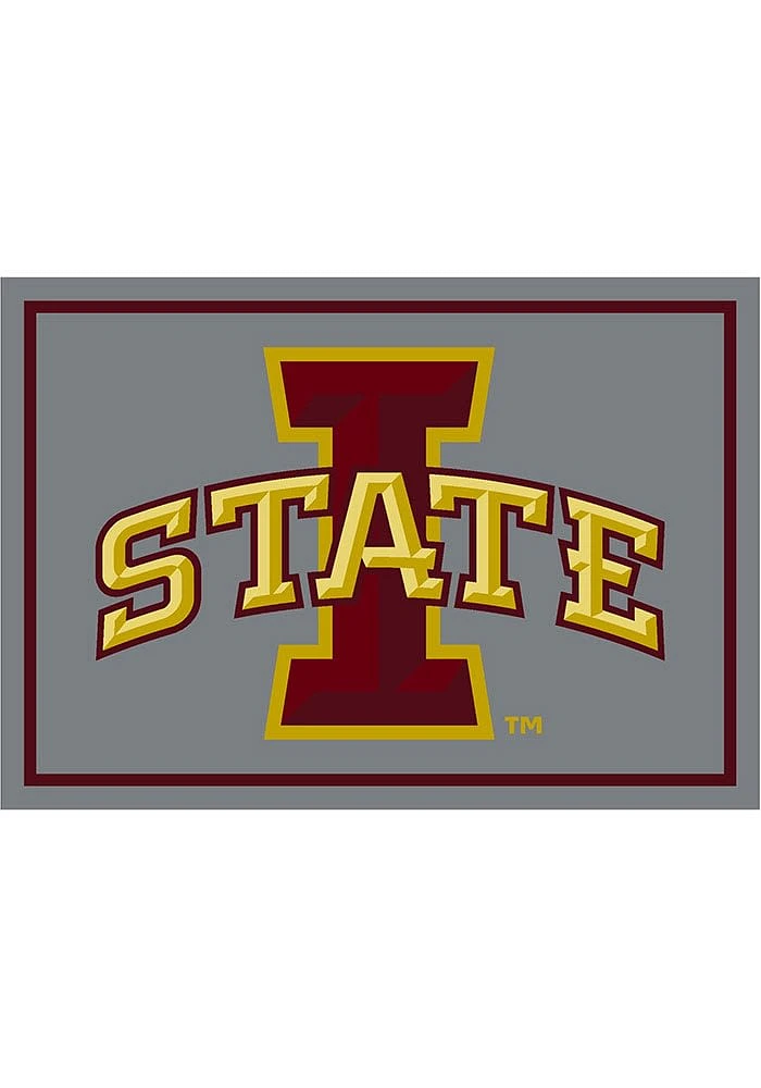 Iowa State Cyclones 4x6 Spirit Interior Rug - Red