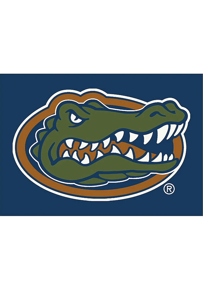 Florida Gators 4x6 Spirit Interior Rug - Orange